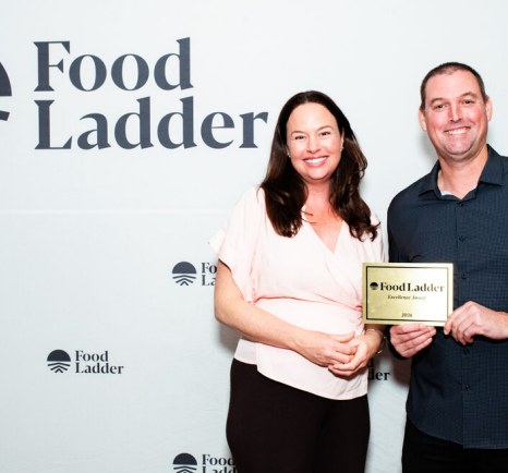 Phoenix P-12 Community College · VIC receiving their Food Ladder School Award.
